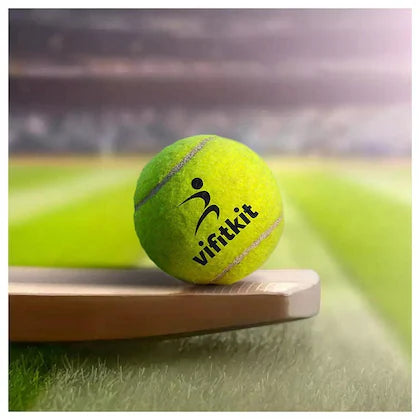 XTRIM Cricket Ball (Pack of 3), Tennis Ball for Cricket Tournament,
