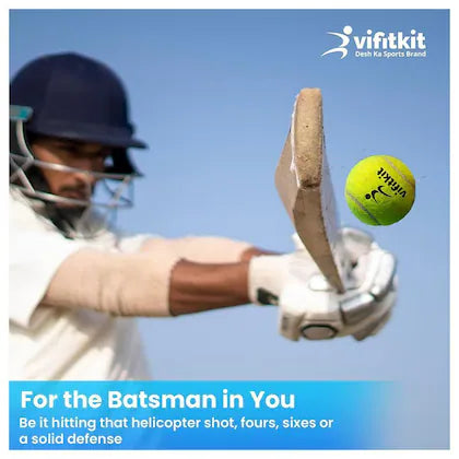 XTRIM Cricket Ball (Pack of 3), Tennis Ball for Cricket Tournament,