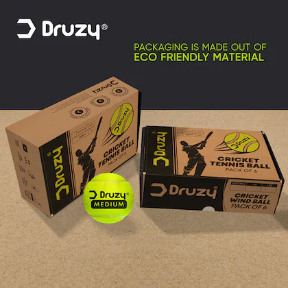 Druzy Veloxa: 85grm High Bounce Durable cricket Tennis Ball