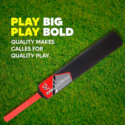 Leader Sportz Powerstrike Bat Cricket for Adults | Heavy Plastic Tennis Bat