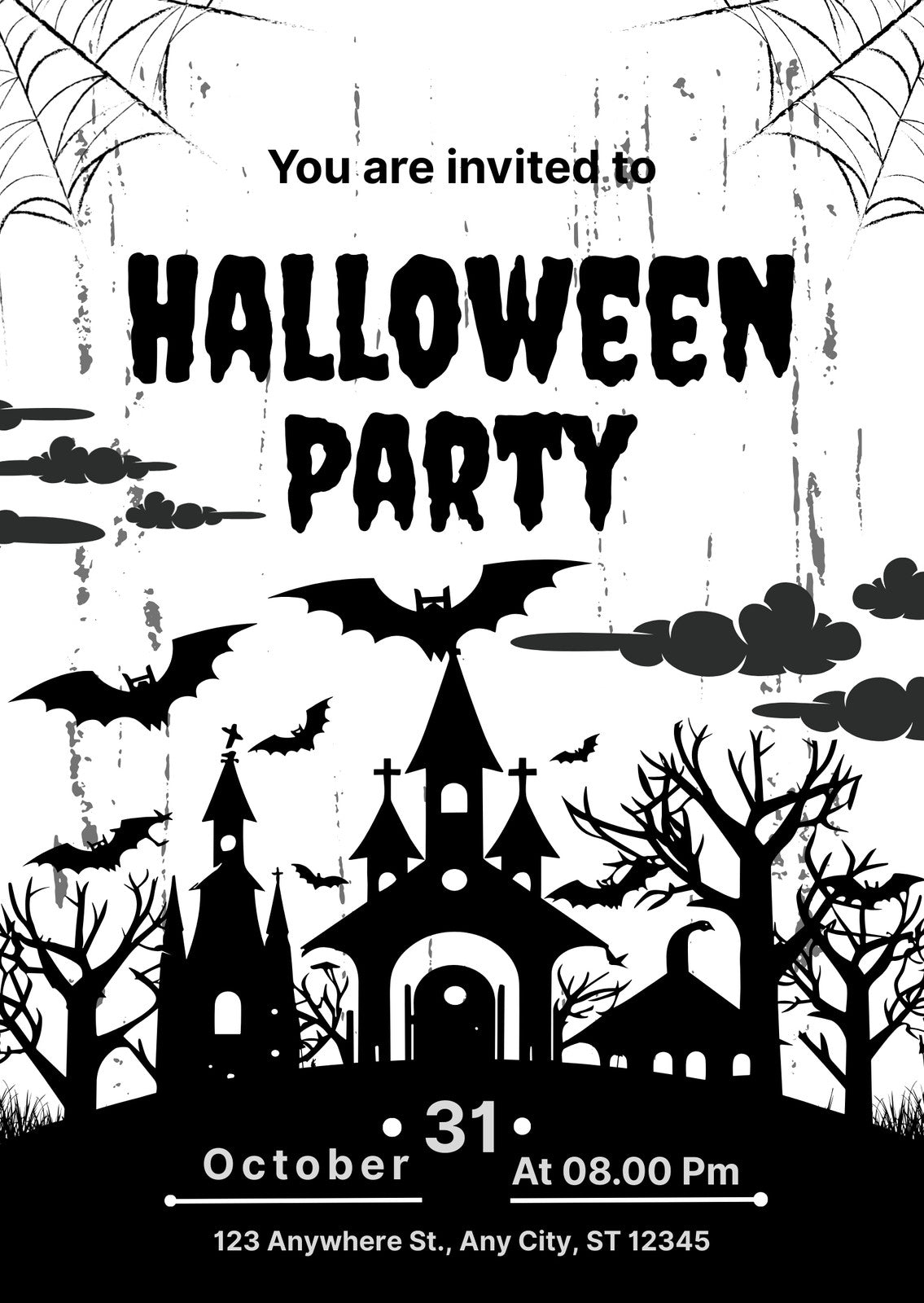 HALOWEEN PARTY INITATION
