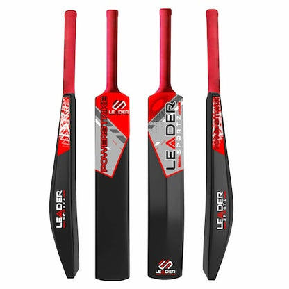 Leader Sportz Powerstrike Bat Cricket for Adults | Heavy Plastic Tennis Bat