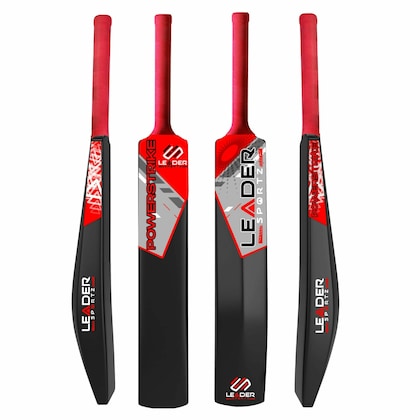 Leader Sportz Powerstrike Bat Cricket for Adults | Heavy Plastic Tennis Bat